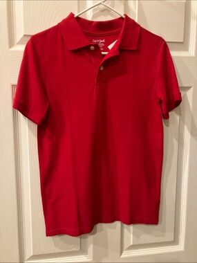 Cat & Jack Men's Red Polo Shirt